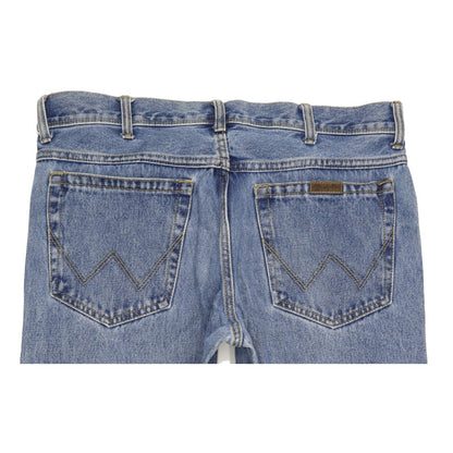 Wrangler Men Blue Straight Regular Jeans W36 L32