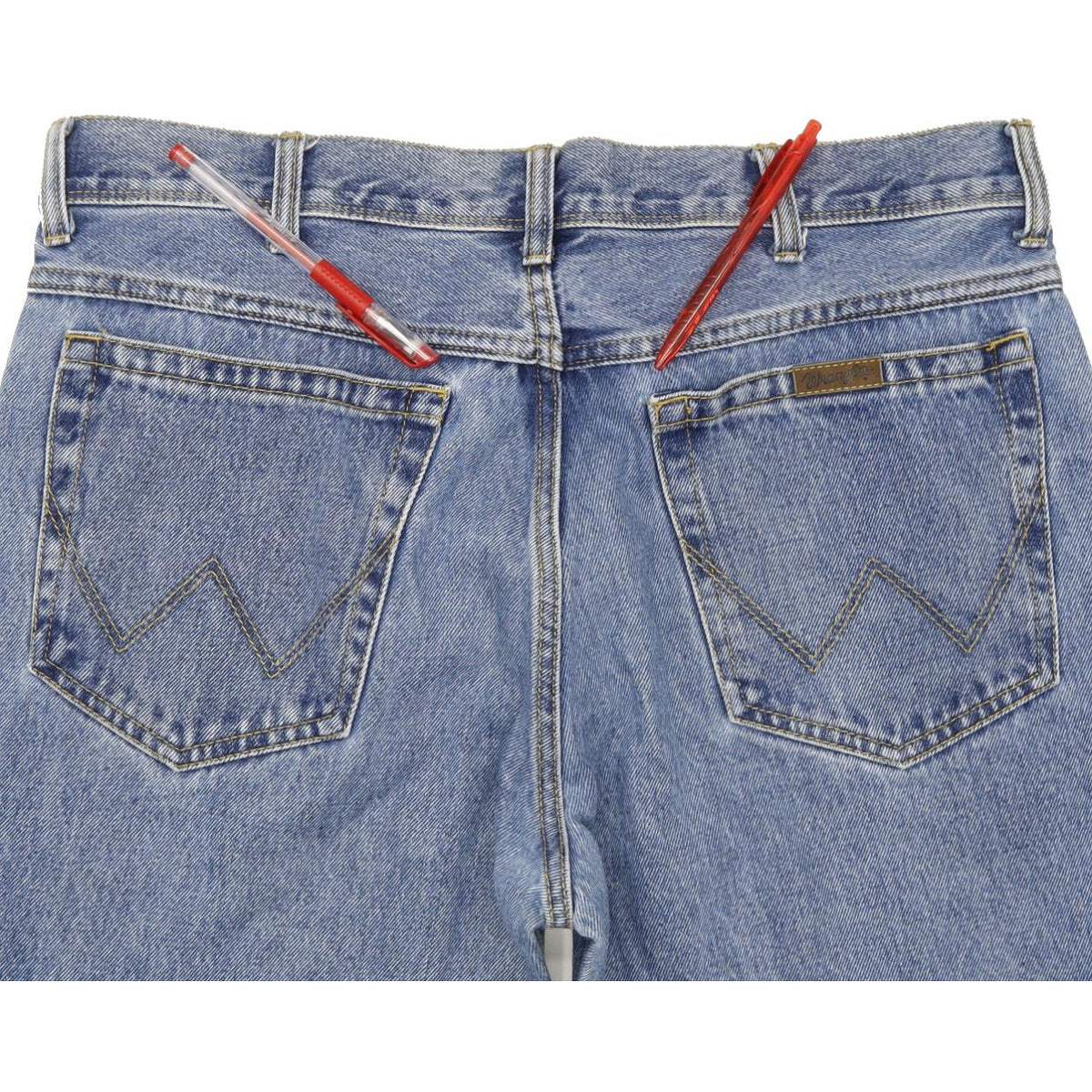 Wrangler Men Blue Straight Regular Jeans W36 L32