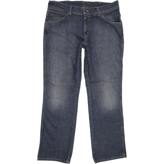 Wrangler Alaska Men Blue Straight Regular Jeans W38 L32