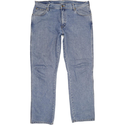 Wrangler Men Blue Straight Regular Jeans W38 L33
