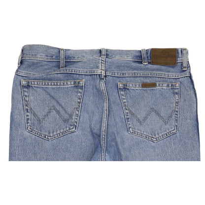 Wrangler Men Blue Straight Regular Jeans W38 L33