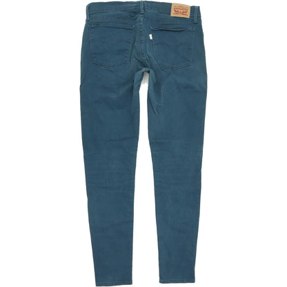 Levi's 710 Super Women Green Skinny Slim Stretch Jeans W30 L29