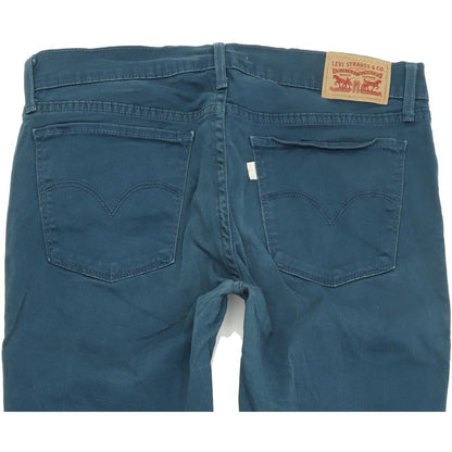 Levi's 710 Super Women Green Skinny Slim Stretch Jeans W30 L29