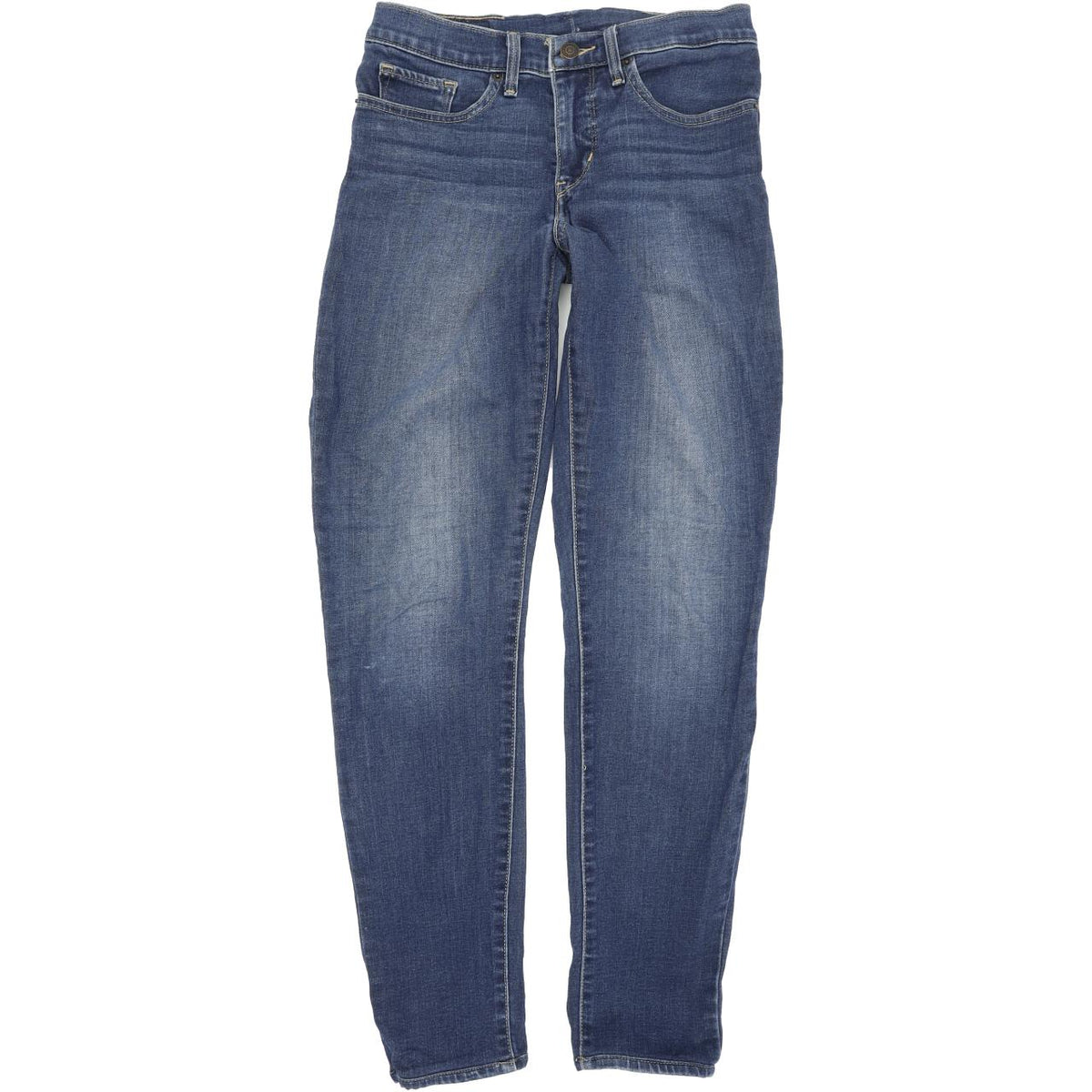 Levi's 710 Women Blue Skinny Slim Stretch Jeans W27 L29