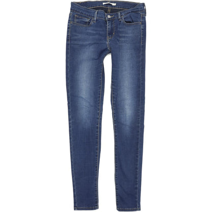 Levi's 710 Women Blue Skinny Slim Stretch Jeans W28 L32