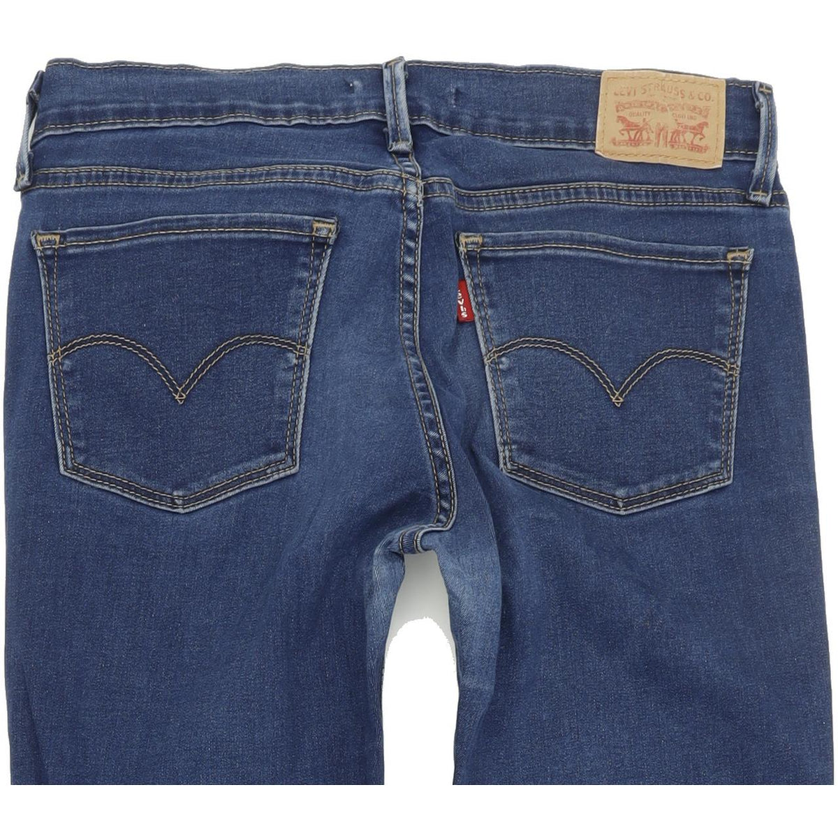Levi's 710 Women Blue Skinny Slim Stretch Jeans W28 L32