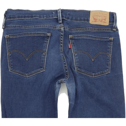 Levi's 710 Women Blue Skinny Slim Stretch Jeans W28 L32