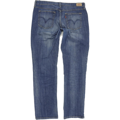Levi's 505 Women Blue Straight Regular Stretch Jeans W32 L31