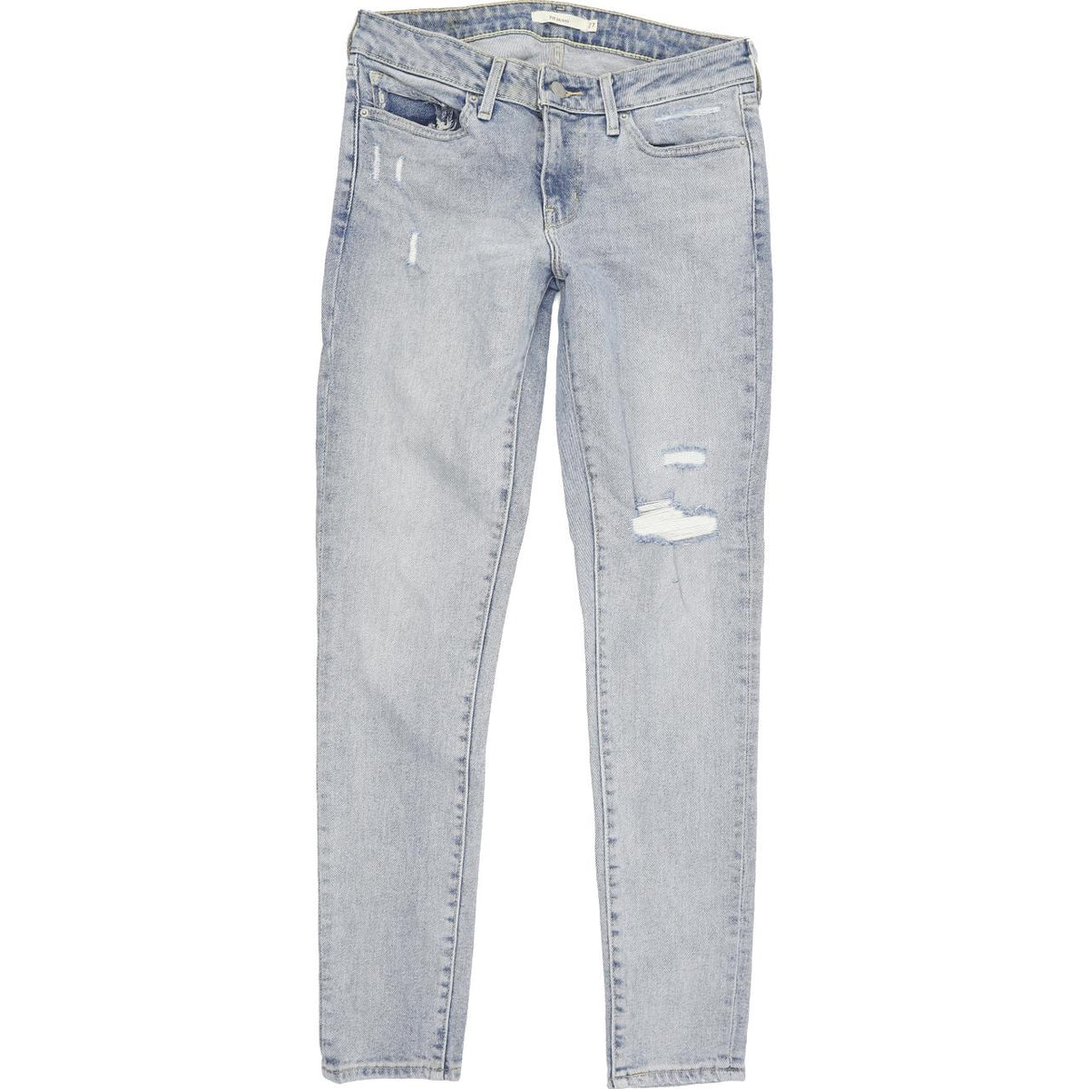 Levi's 711 Women Blue Skinny Slim Stretch Jeans W27 L30