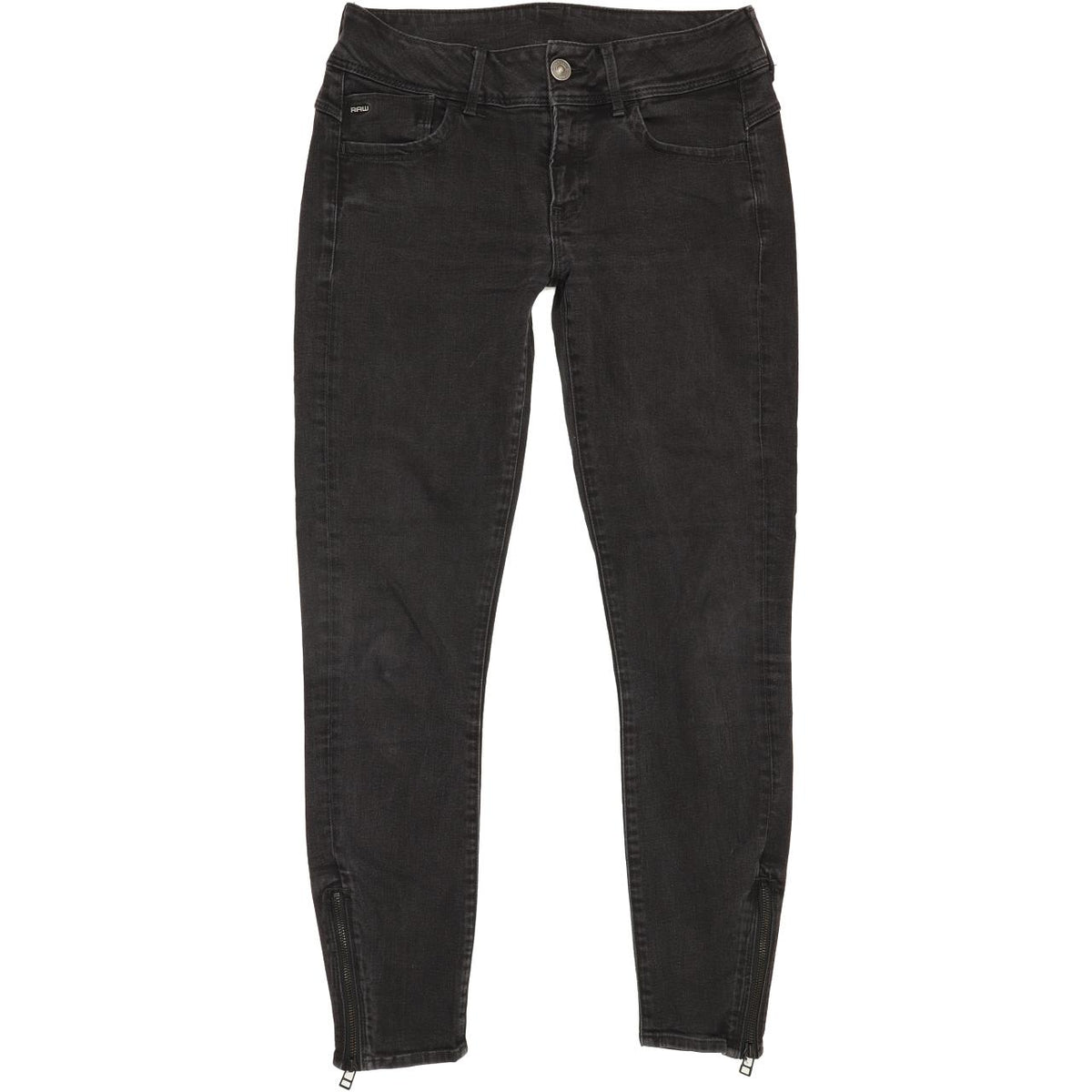 G-Star Women Black Skinny Slim Jeans W27 L28