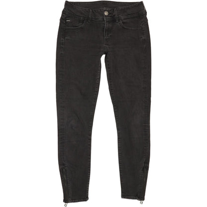 G-Star Women Black Skinny Slim Jeans W27 L28
