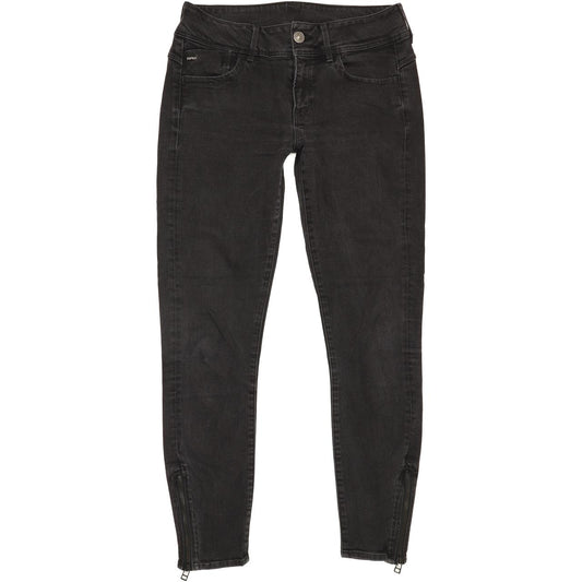 G-Star Women Black Skinny Slim Jeans W27 L28