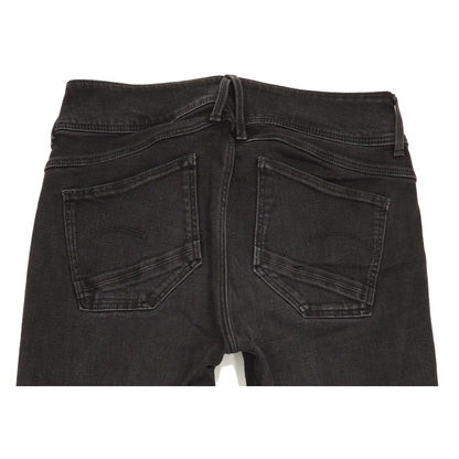 G-Star Women Black Skinny Slim Jeans W27 L28