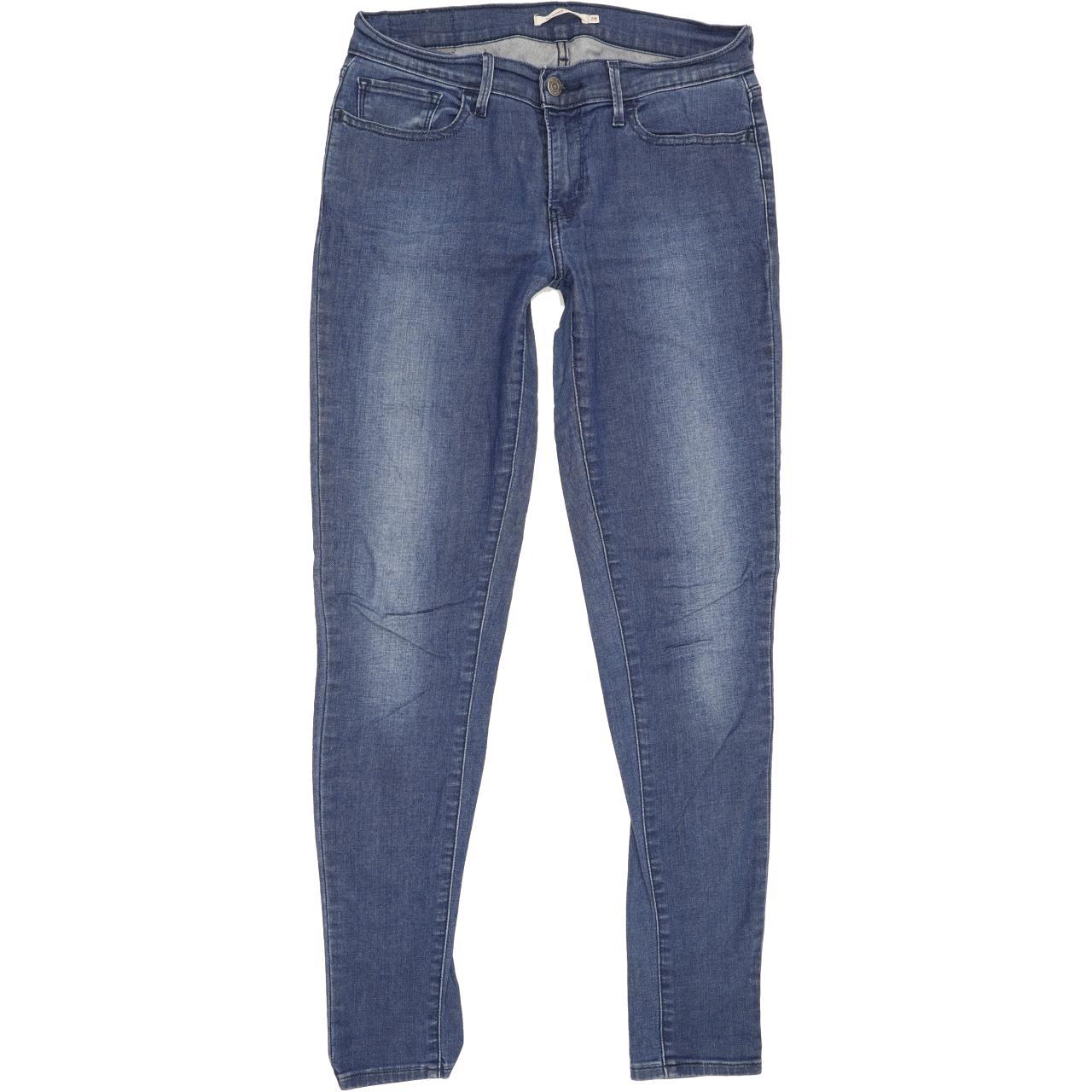 Levi's 710 Women Blue Skinny Slim Stretch Jeans W28 L31