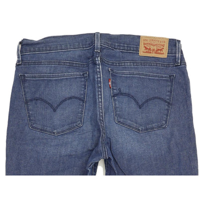 Levi's 710 Women Blue Skinny Slim Stretch Jeans W28 L31