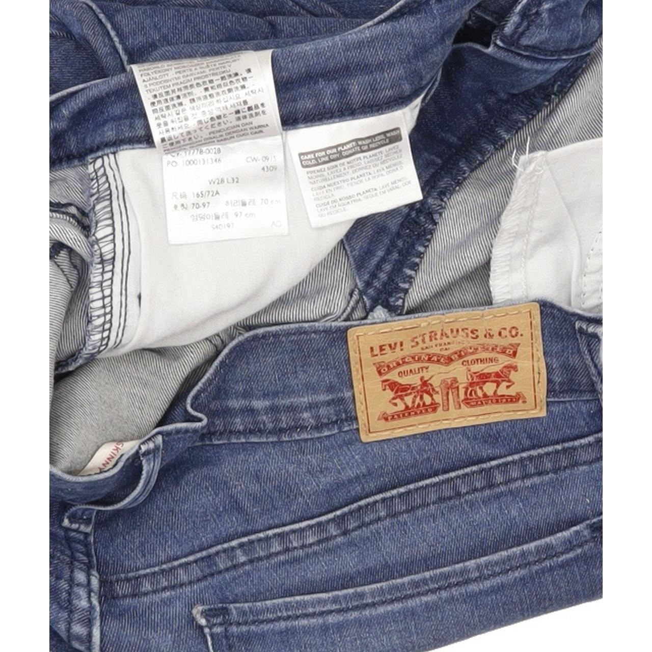 Levi's 710 Women Blue Skinny Slim Stretch Jeans W28 L31
