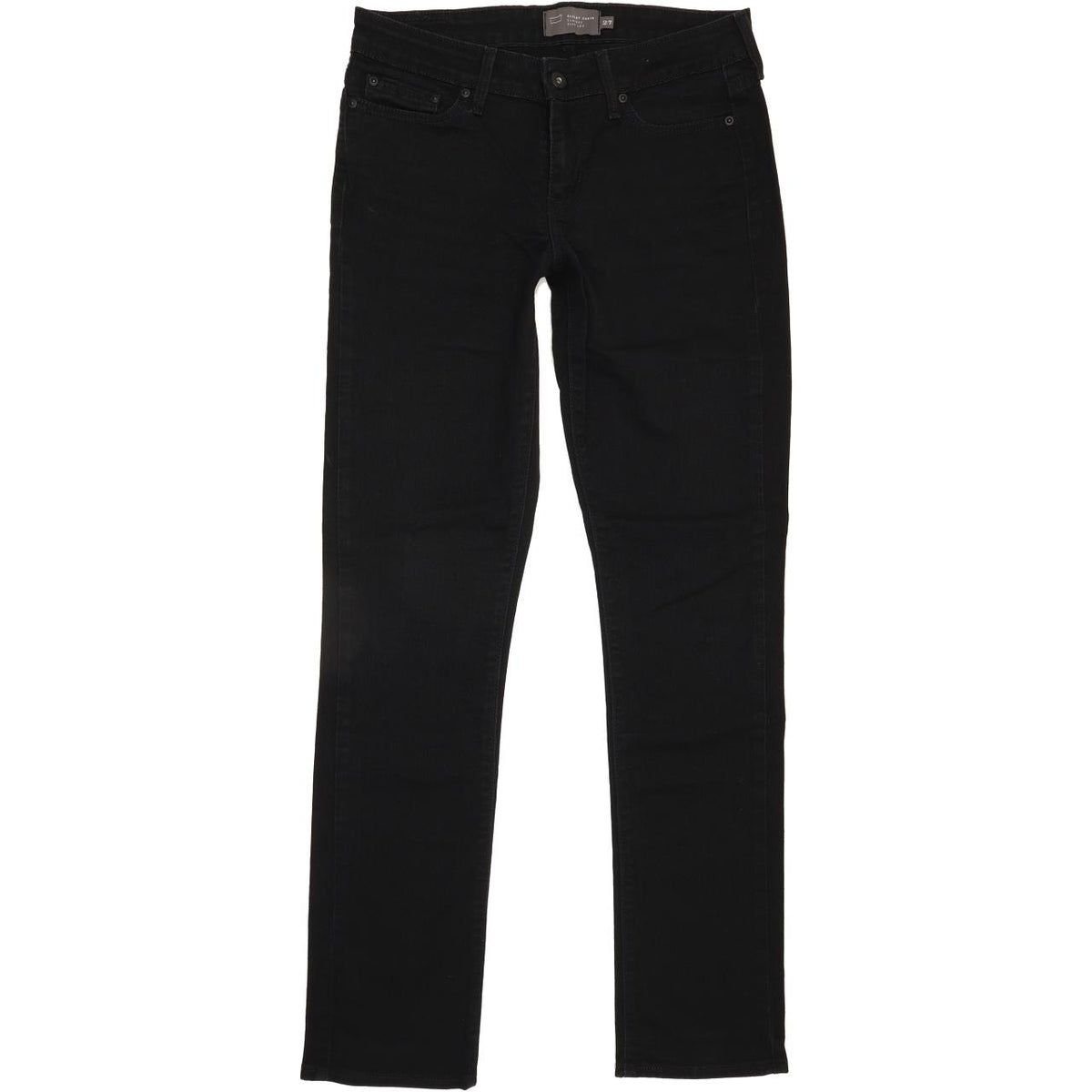 Levi's Slight Curve Women Black Straight Slim Stretch Jeans W27 L31