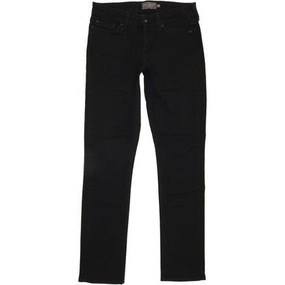 Levi's Slight Curve Women Black Straight Slim Stretch Jeans W27 L31