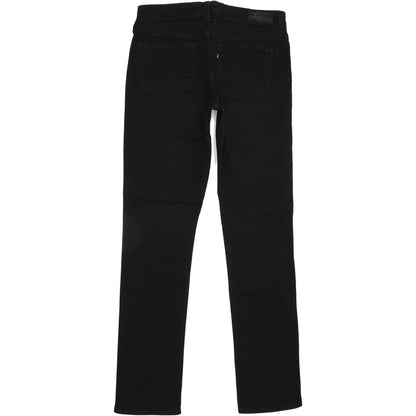 Levi's Slight Curve Women Black Straight Slim Stretch Jeans W27 L31