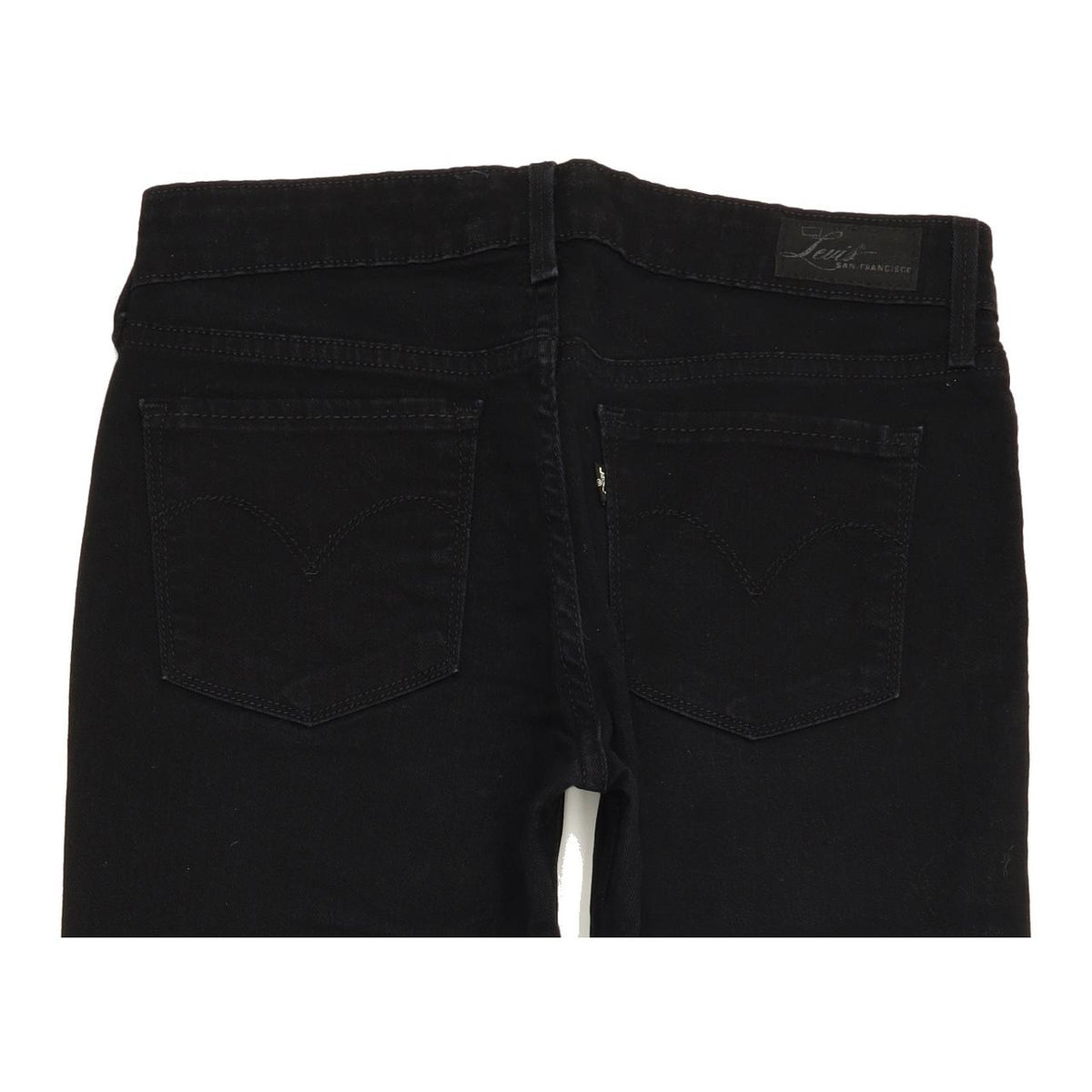Levi's Slight Curve Women Black Straight Slim Stretch Jeans W27 L31