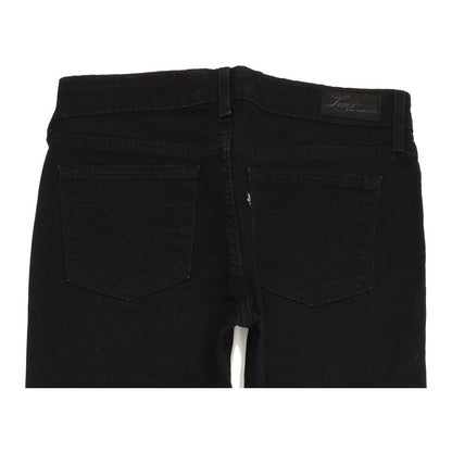 Levi's Slight Curve Women Black Straight Slim Stretch Jeans W27 L31
