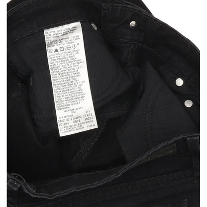 Levi's Slight Curve Women Black Straight Slim Stretch Jeans W27 L31
