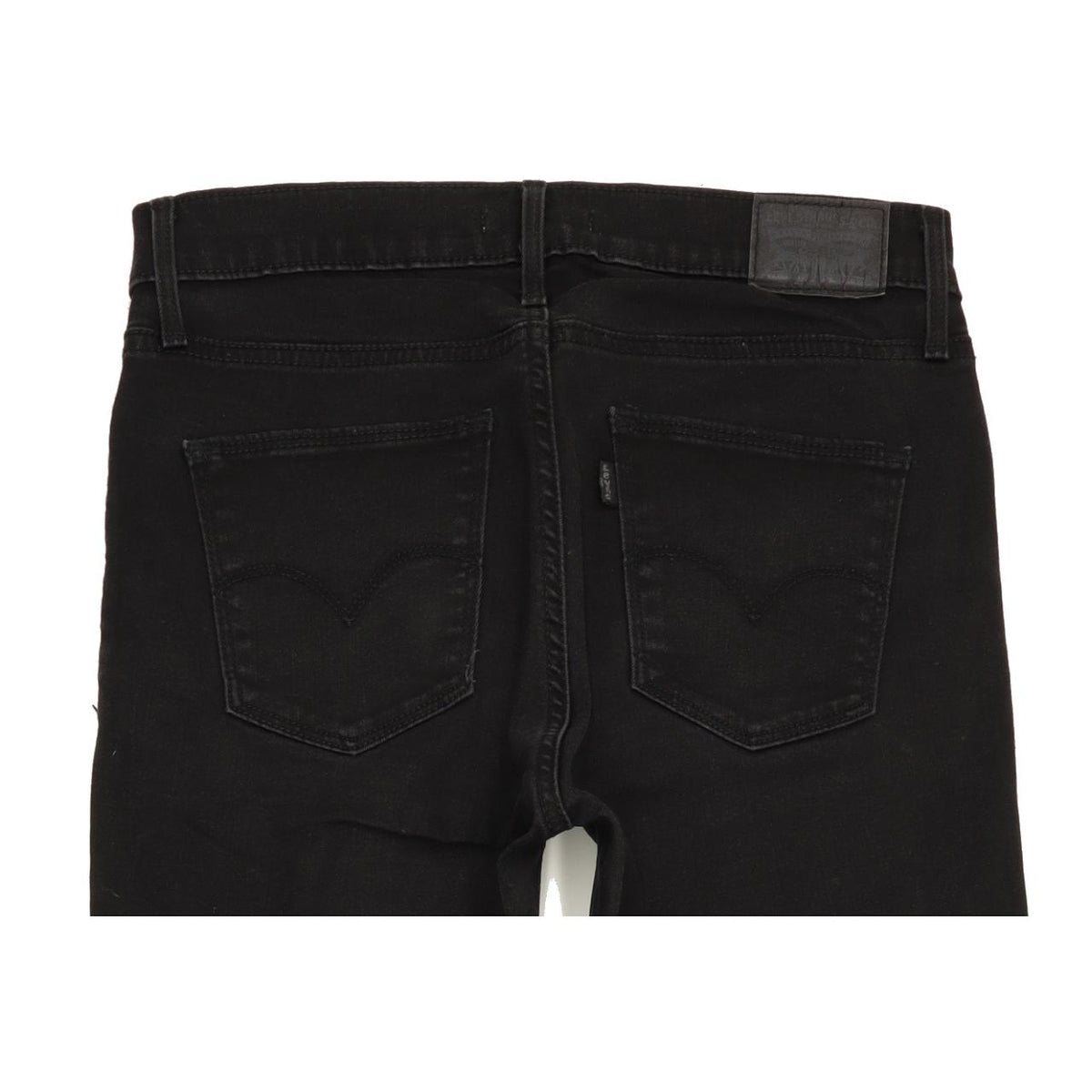 Levi's Slimming Women Black Straight Slim Stretch Jeans W30 L33