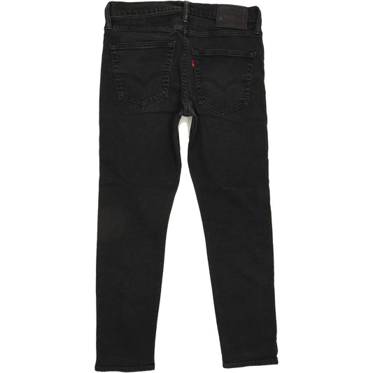 Levi's 512 Men Black Tapered Slim Stretch Jeans W32 L27