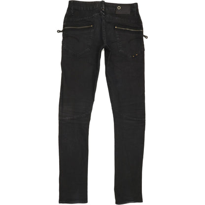G-Star Jack Women Black Skinny Slim Stretch Jeans W28 L33