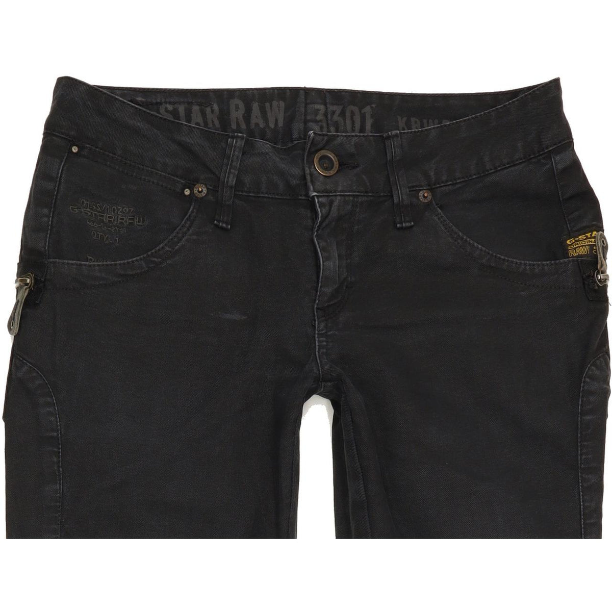 G-Star Jack Women Black Skinny Slim Stretch Jeans W28 L33