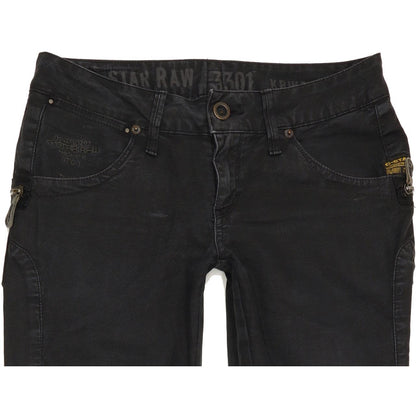 G-Star Jack Women Black Skinny Slim Stretch Jeans W28 L33