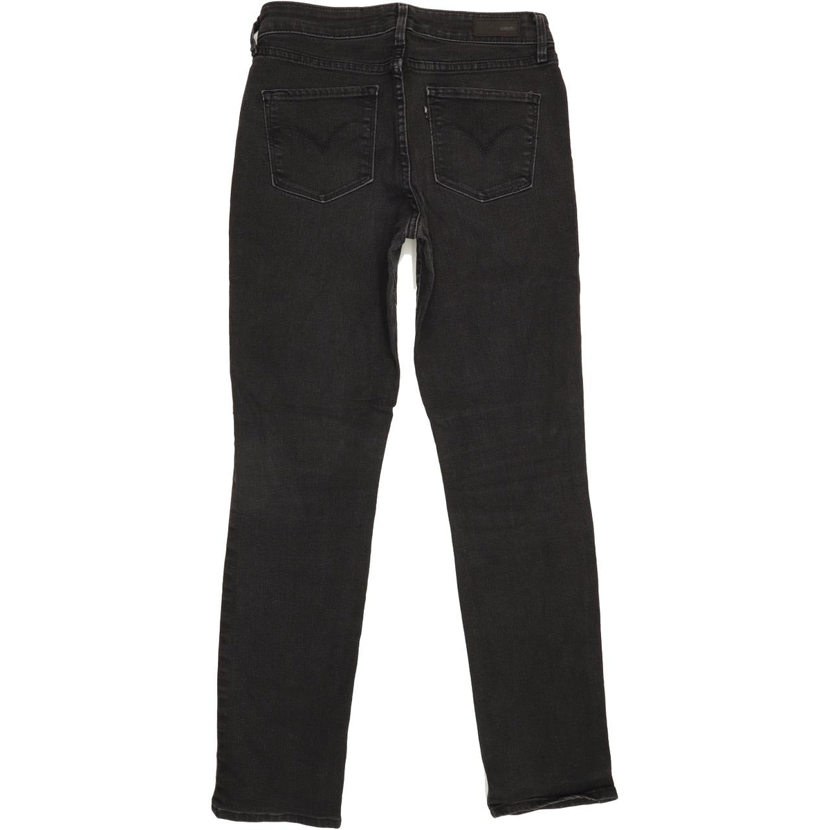 Levi's Demi Curve Women Black Straight Slim Stretch Jeans W27 L29