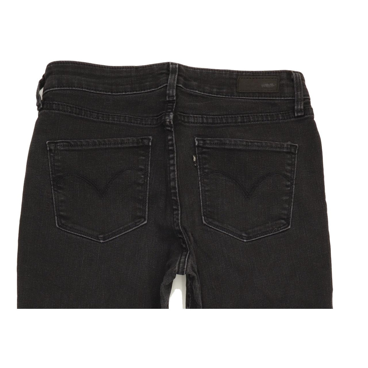 Levi's Demi Curve Women Black Straight Slim Stretch Jeans W27 L29