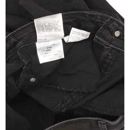 Levi's Demi Curve Women Black Straight Slim Stretch Jeans W27 L29