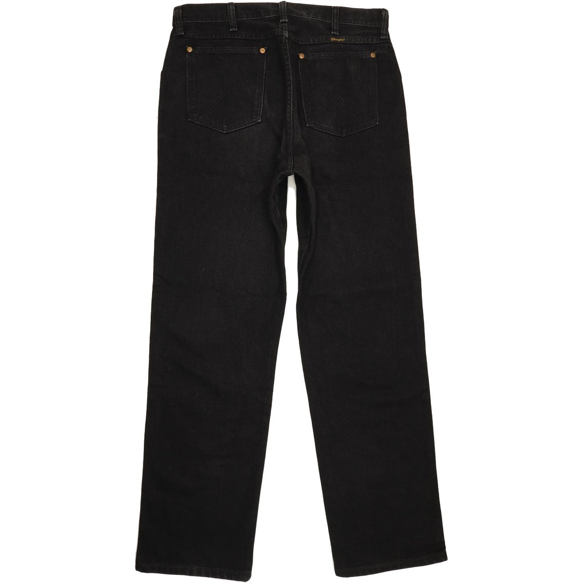 Wrangler Men Black Straight Regular Jeans W33 L32