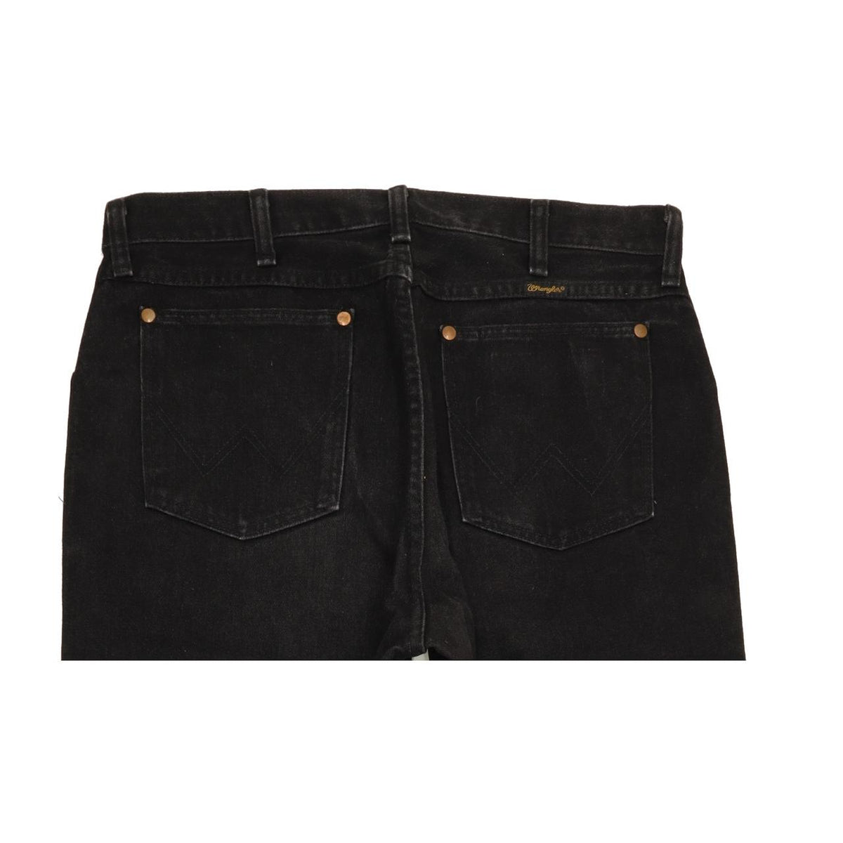 Wrangler Men Black Straight Regular Jeans W33 L32