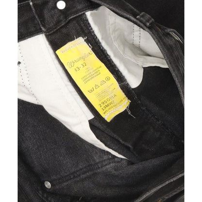 Wrangler Men Black Straight Regular Jeans W33 L32