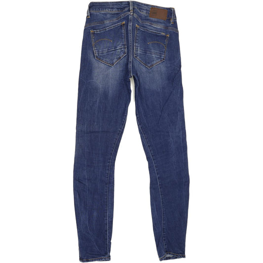 G-Star Arc 3D Women Blue Skinny Regular Stretch Jeans W24 L28