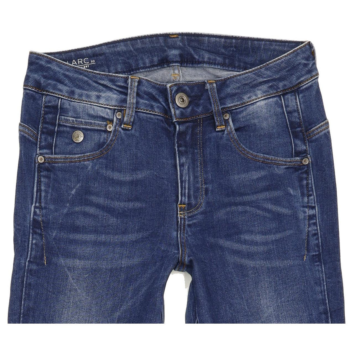 G-Star Arc 3D Women Blue Skinny Regular Stretch Jeans W24 L28