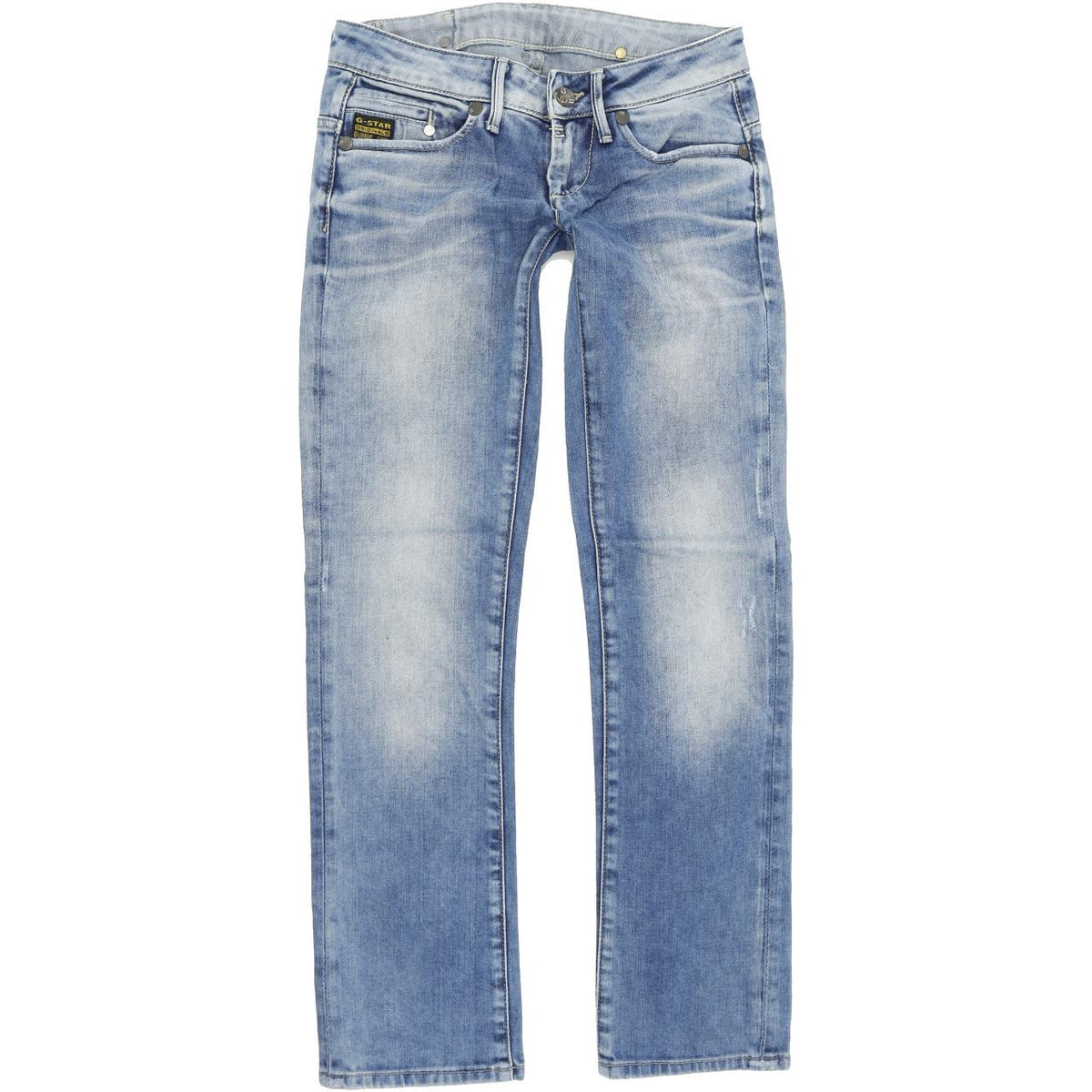 G-Star Midge  Women Blue Straight Regular Jeans W27 L30