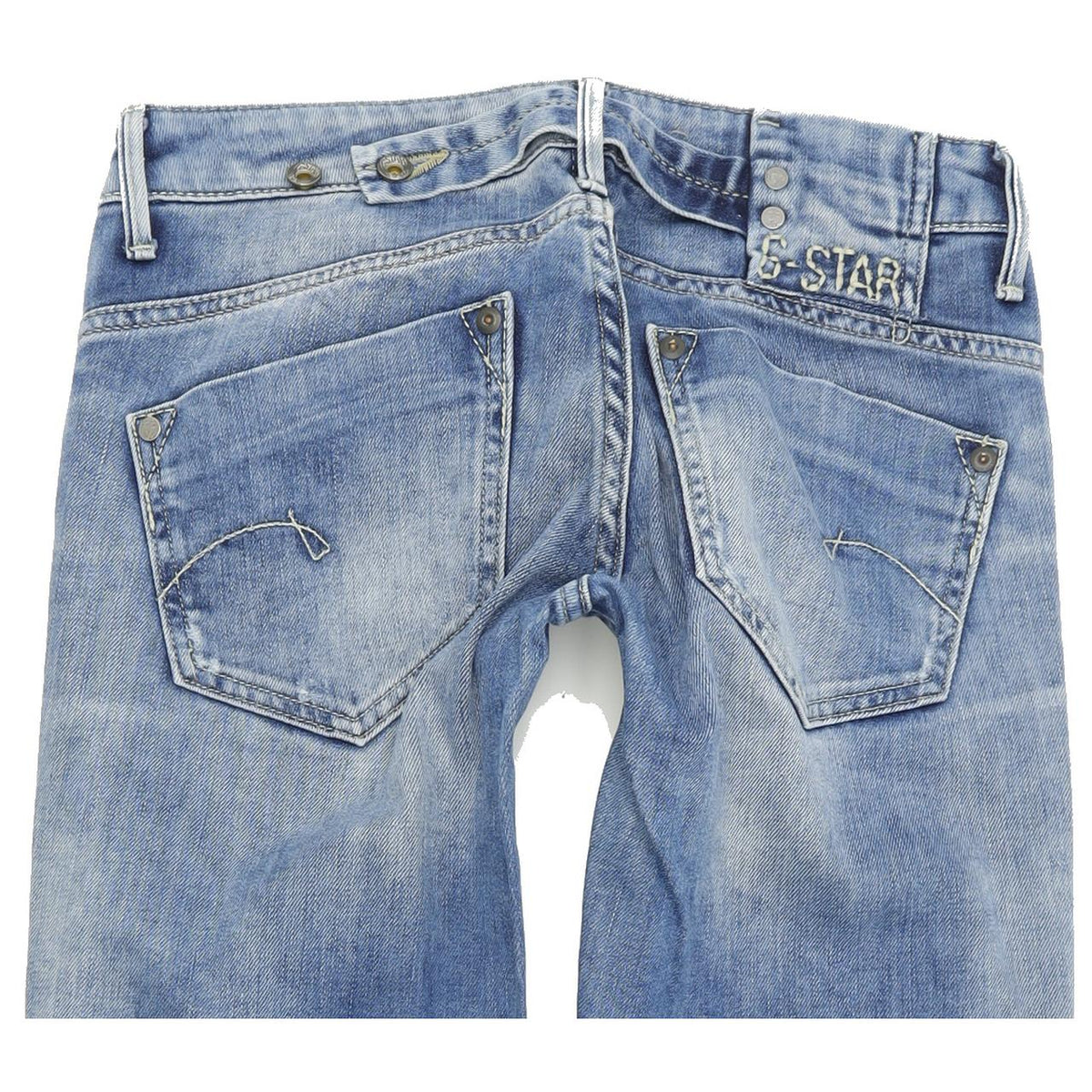 G-Star Midge  Women Blue Straight Regular Jeans W27 L30