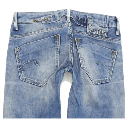 G-Star Midge  Women Blue Straight Regular Jeans W27 L30