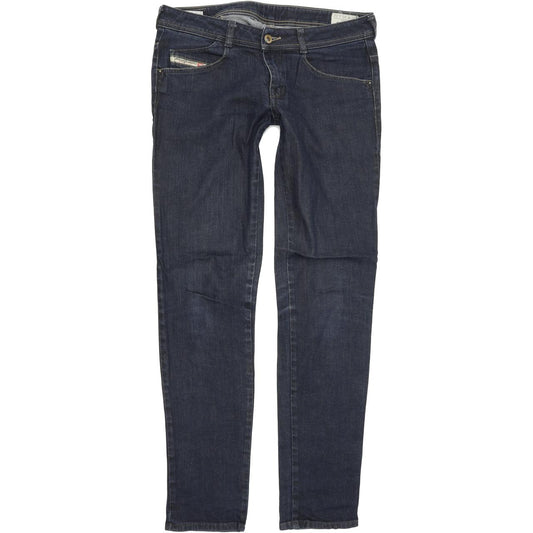 Diesel Clushy 008AA Women Blue Straight Slim Stretch Jeans W30 L32