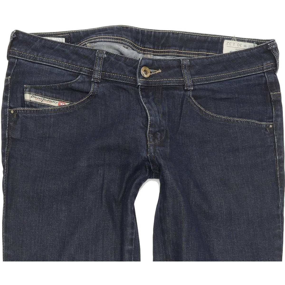 Diesel Clushy 008AA Women Blue Straight Slim Stretch Jeans W30 L32