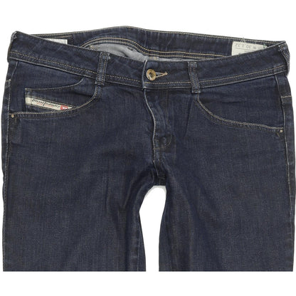 Diesel Clushy 008AA Women Blue Straight Slim Stretch Jeans W30 L32
