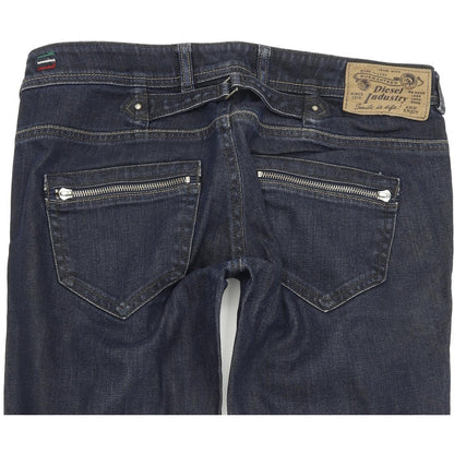 Diesel Clushy 008AA Women Blue Straight Slim Stretch Jeans W30 L32