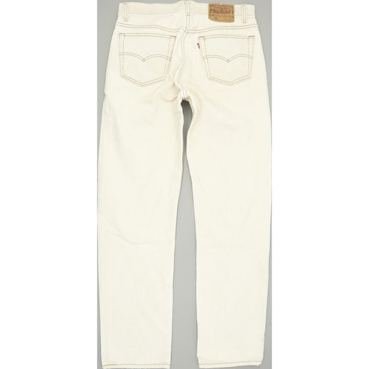 Levi's 501 Made in USA Men Beige Straight Regular Jeans W33 L32