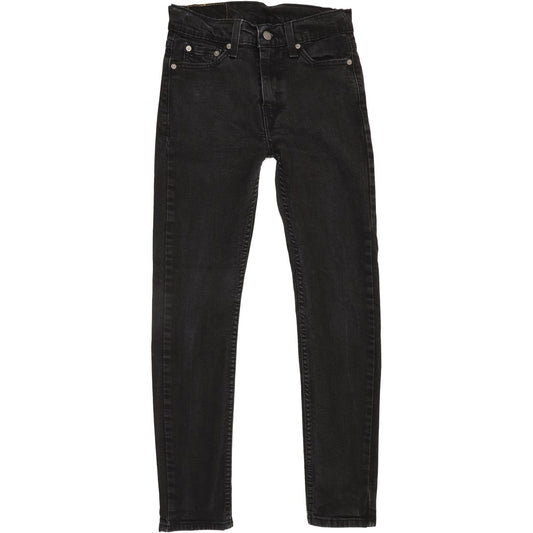 Levi's 510 Men Black Skinny Slim Stretch Jeans W27 L28