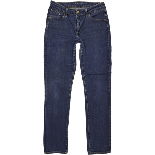 Levi's 470 Women Blue Straight Regular Stretch Jeans W29 L30