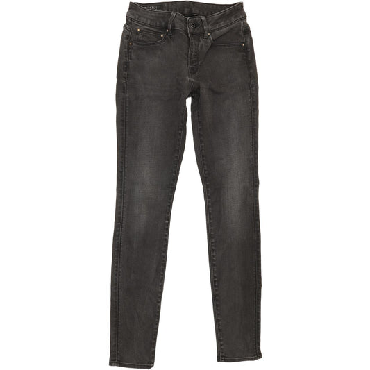 G-Star 3301 High Women Charcoal Skinny Stretch Jeans W27 L31